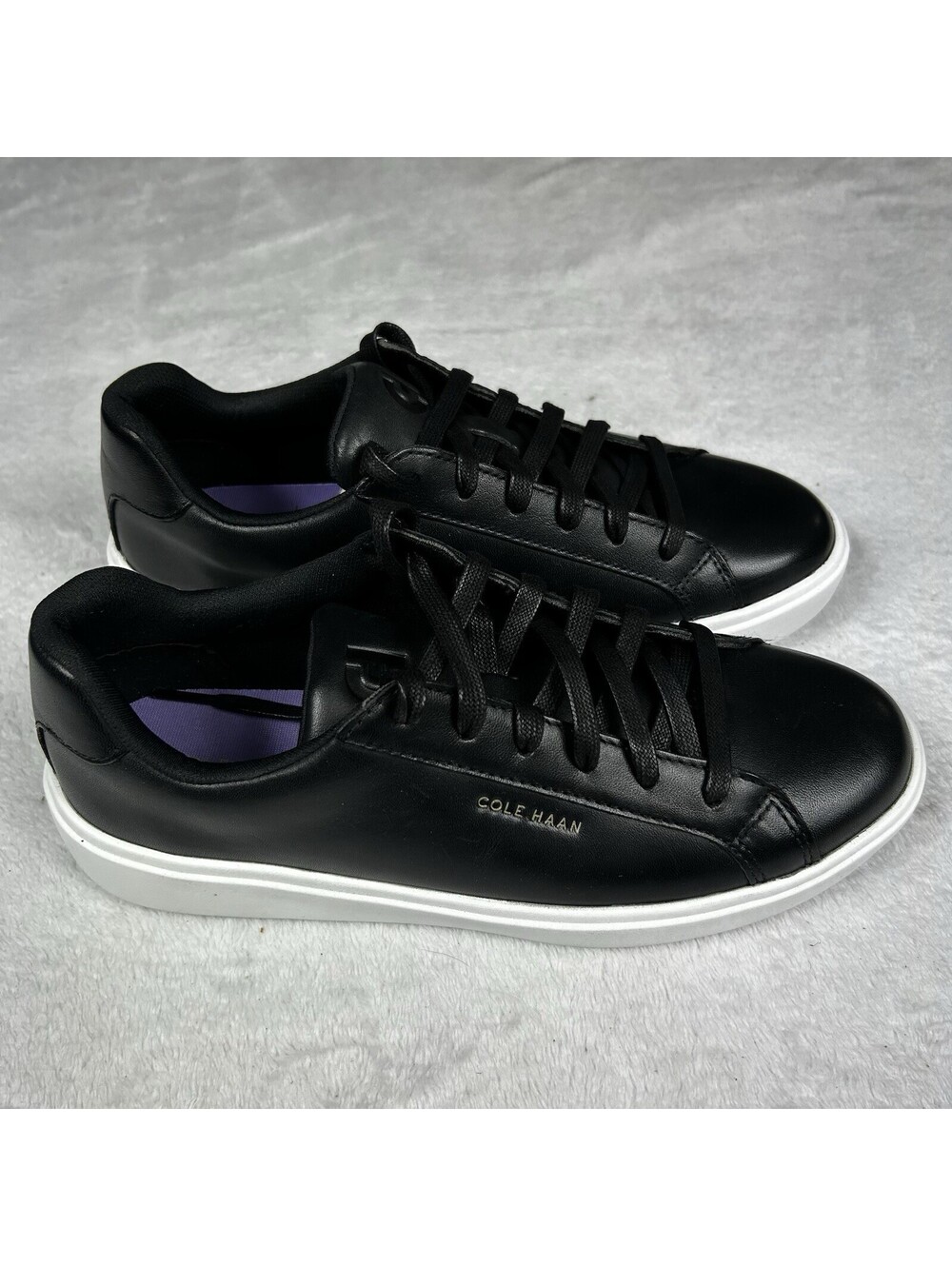 Cole Haan Womens Grand Crosscourt Daily Sneaker Size 8.5B Black White W26650 New - Picture 6 of 10